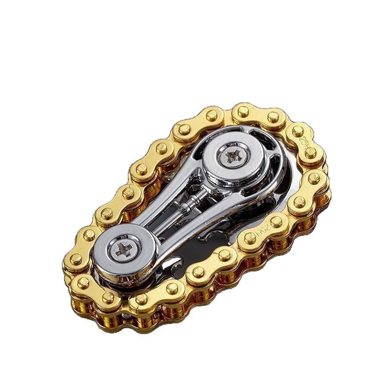 Mechanical Fidget Spinner Chain Gear Stress Relief Toy