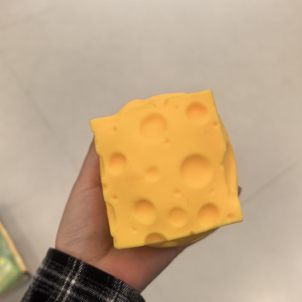 Creative Fluid Cube Cheese Squishy Toy