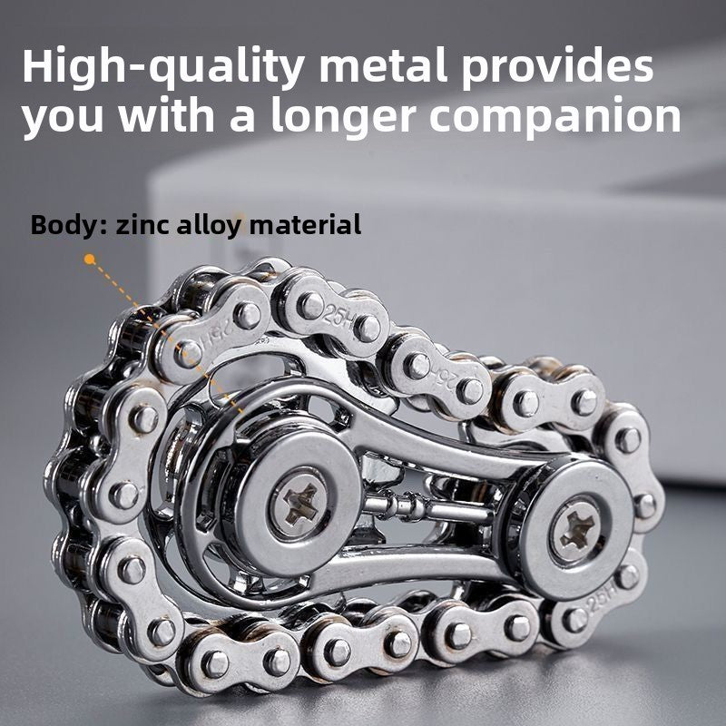 Mechanical Fidget Spinner Chain Gear Stress Relief Toy