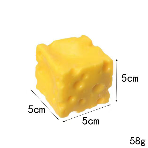 Creative Fluid Cube Cheese Squishy Toy